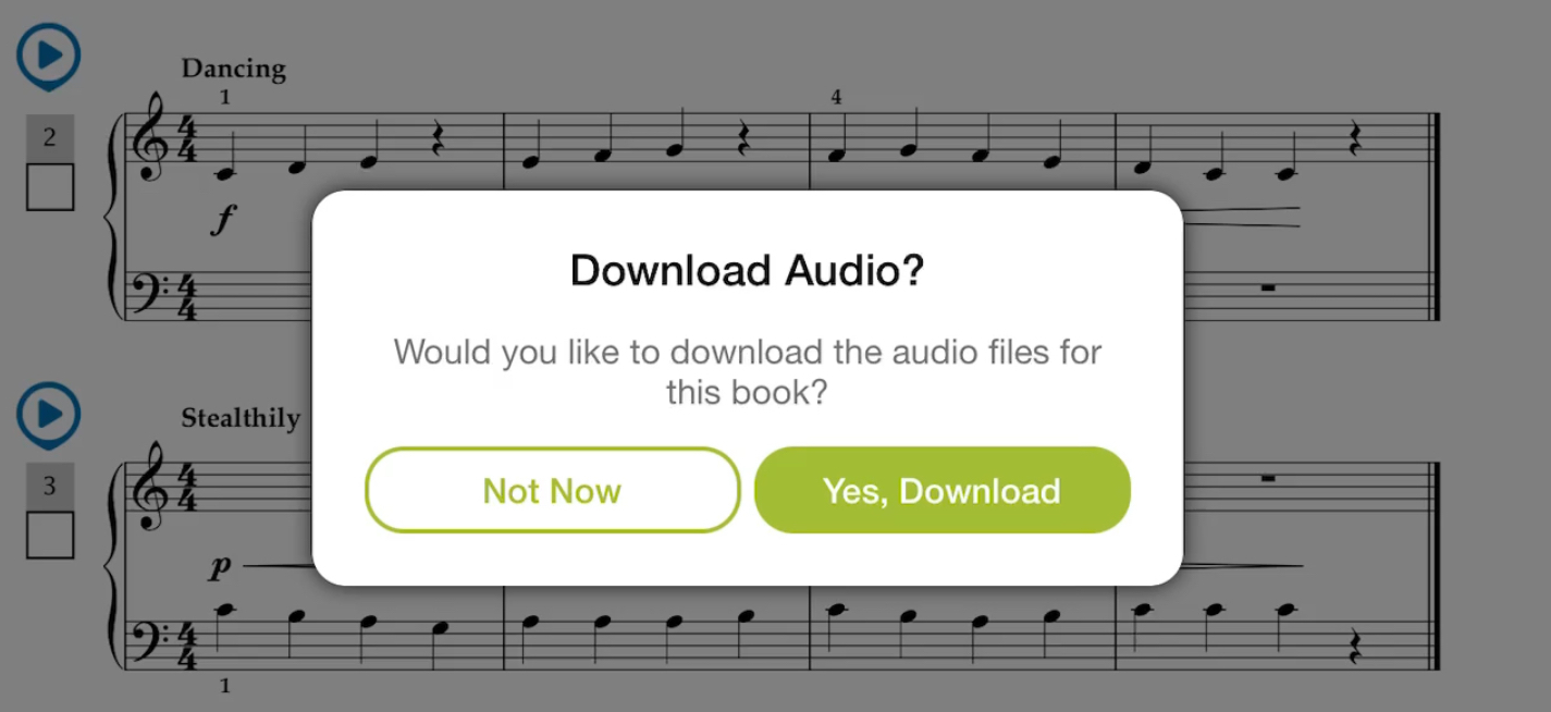 Interactive Digital Music Books How to Download Audio Files Support
