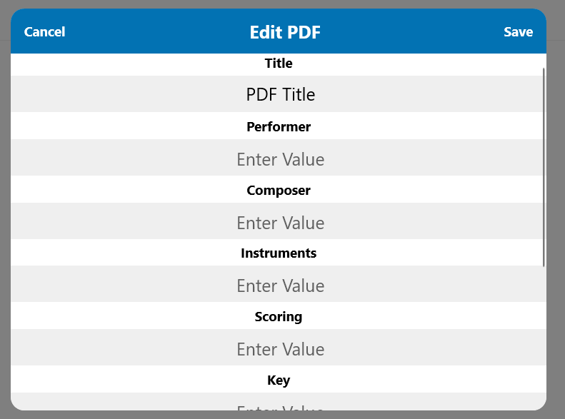 howto export pdf files in melody assistant